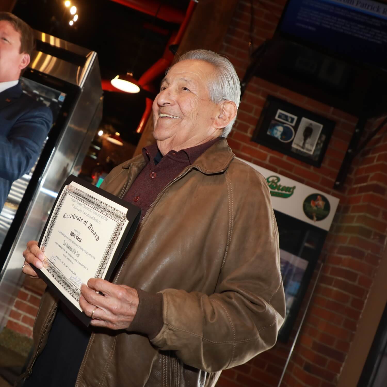 Stockton Chamber Stocktonian of the Year John Vera