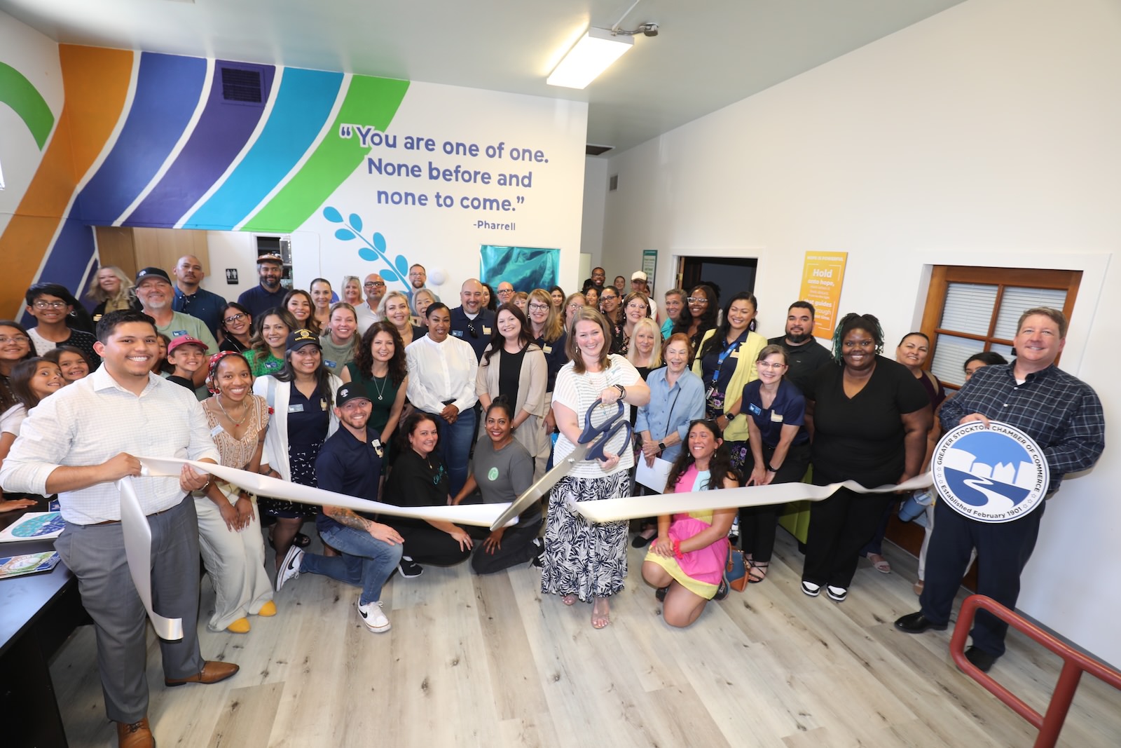 Leadership Stockton at the PREVAIL ribbon cutting