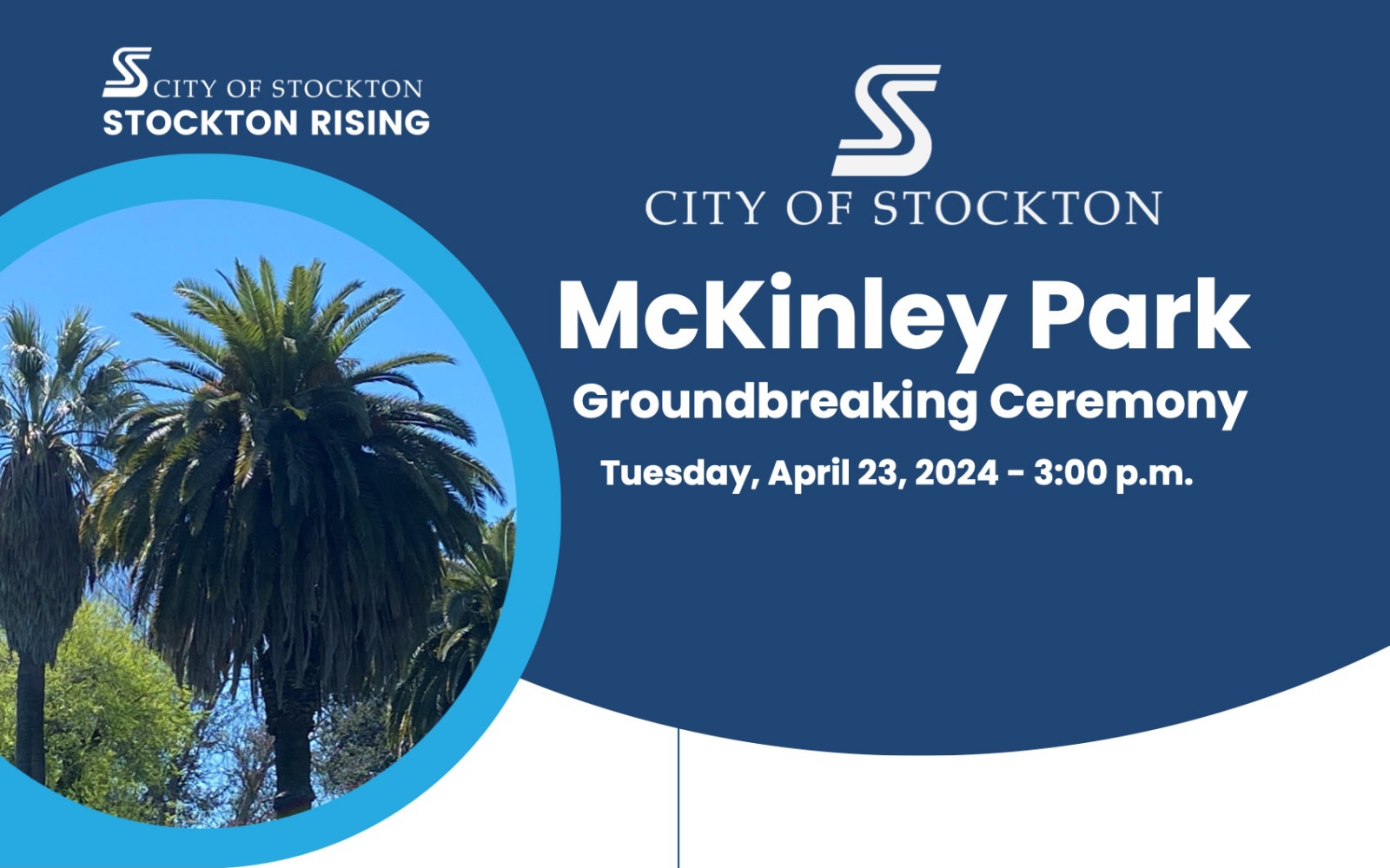 McKinley Park Groundbreaking Ceremony April 23