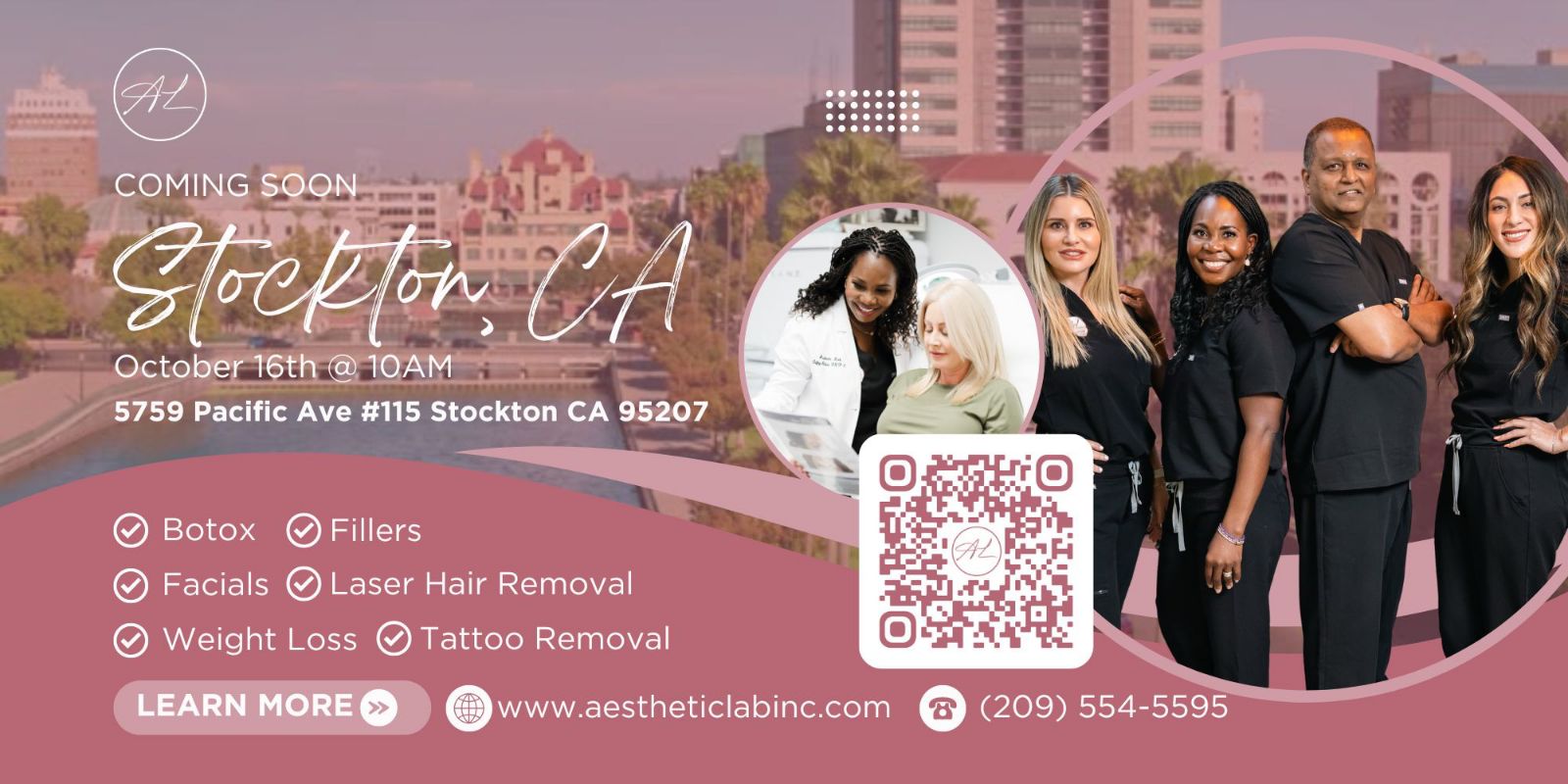 Aesthetic Lab Expands Premier, Award-Winning Medspa Services to Stockton at Stonecreek Mall