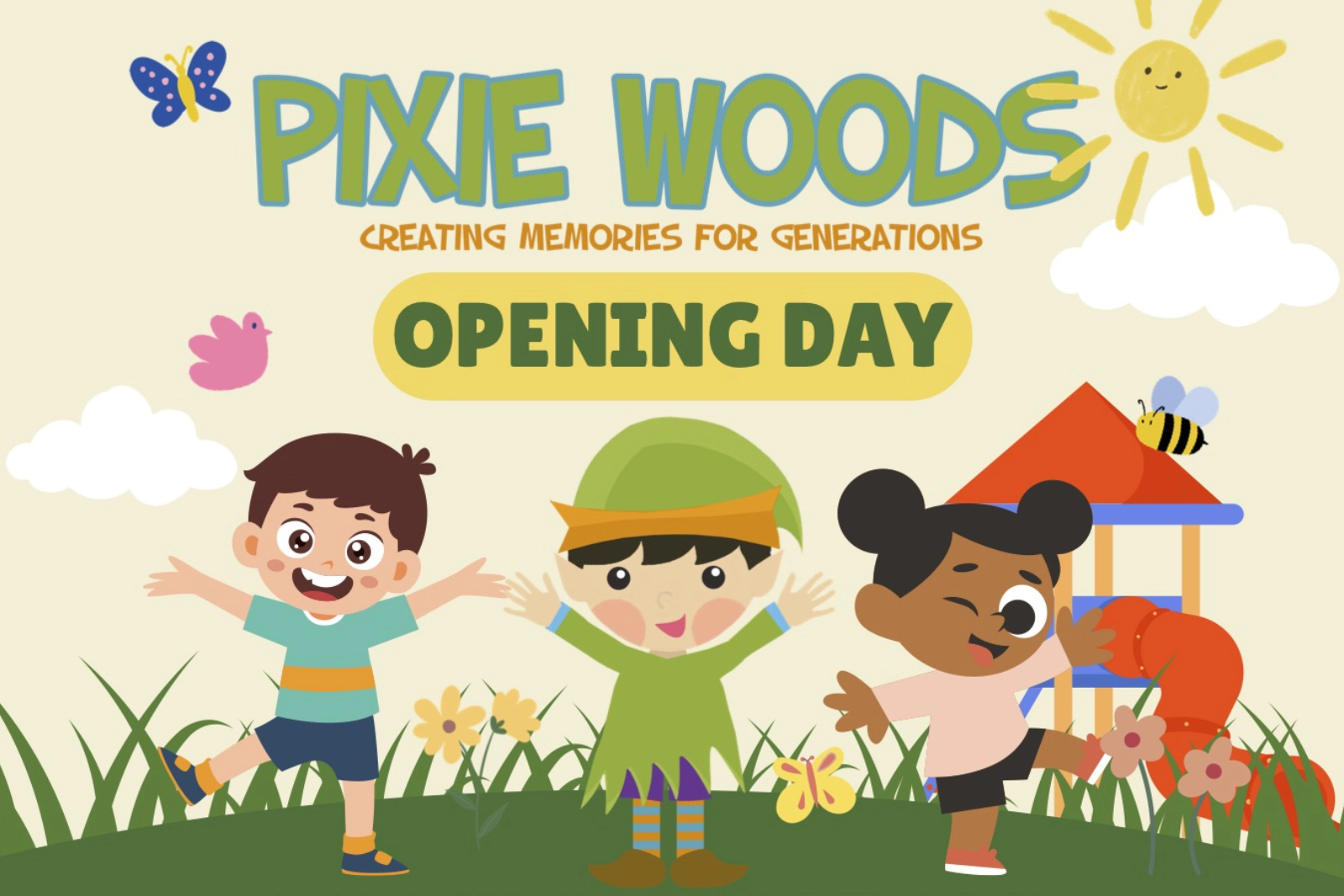 Pixie Woods opening day is May 3, 2025