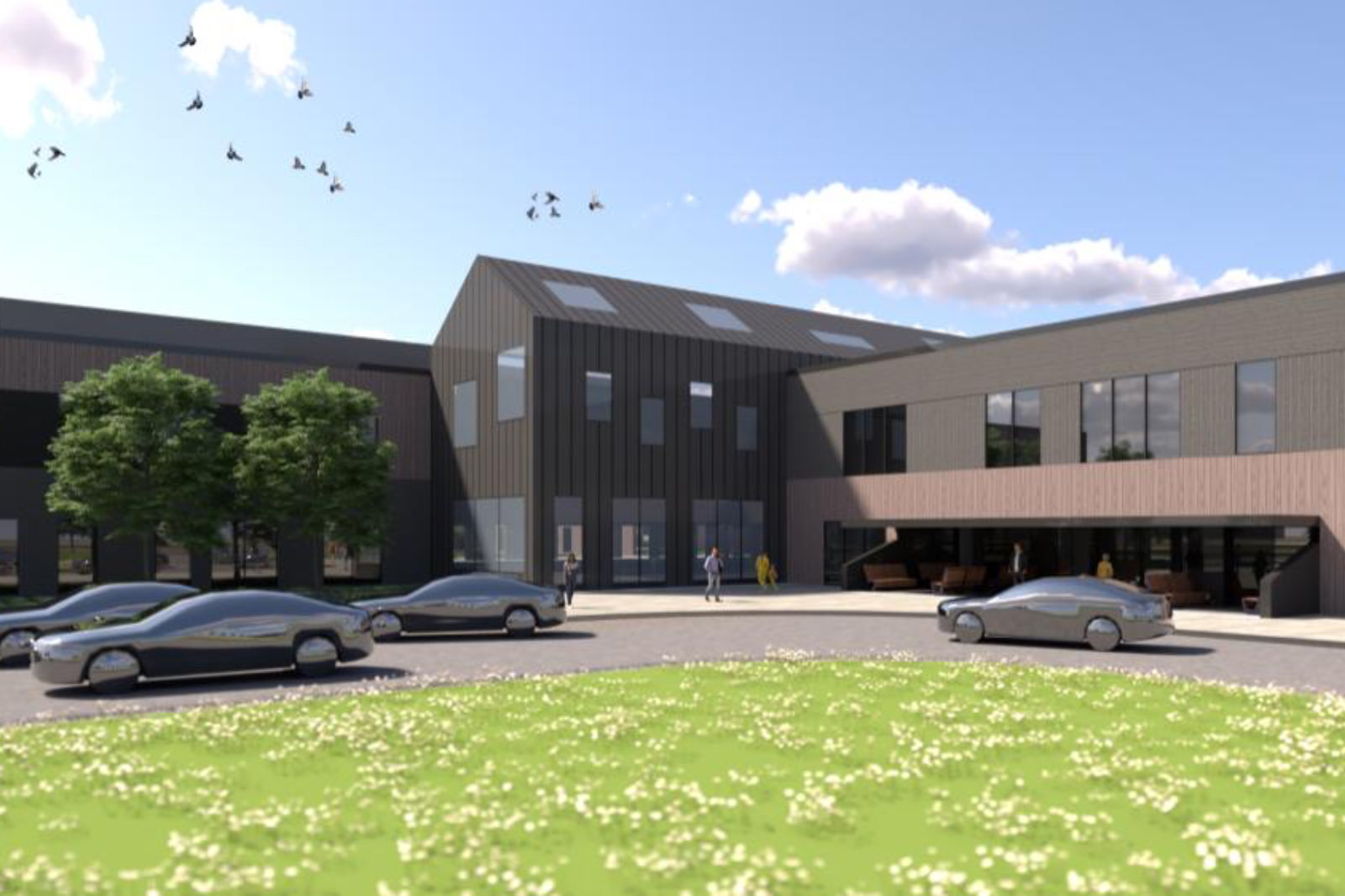rendering of the new SJ BeWell campus